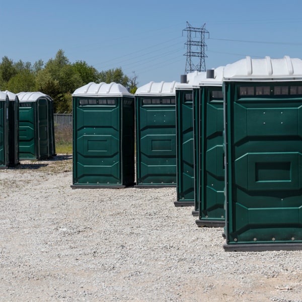 what is the difference between a standard event porta potty and a luxury event restroom